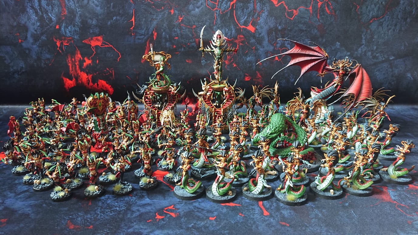 Army Showcase Sunday - Elvin's Daughters of Khaine! – GamersaurusRex